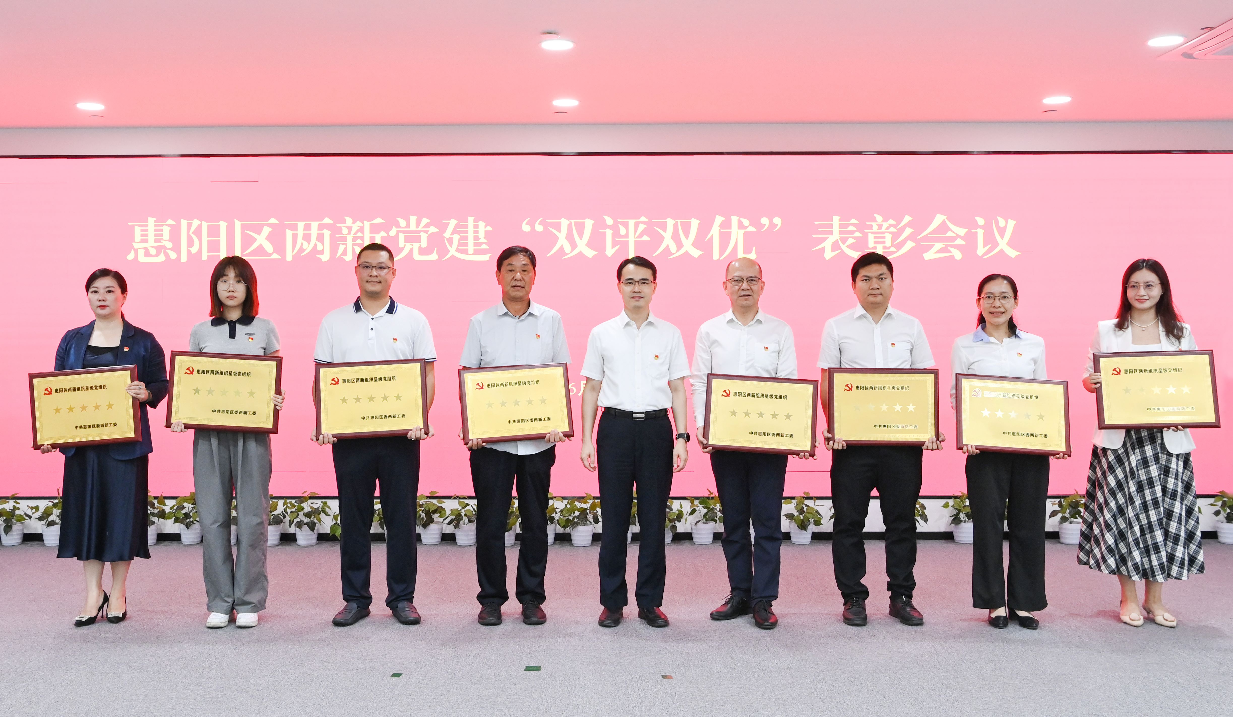 尊龙凯时科技党委荣获惠阳区五星级党组织